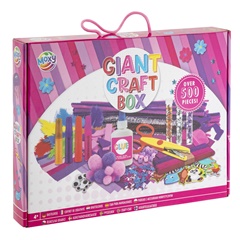 Kreatívna sada Giant Craft Box 500 ks ružová